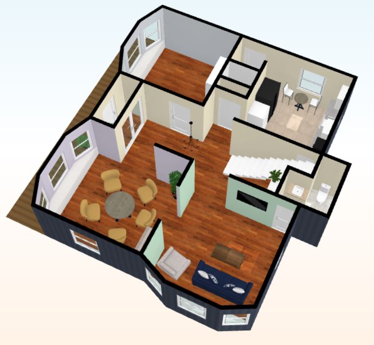 Level One Floor Plan 2