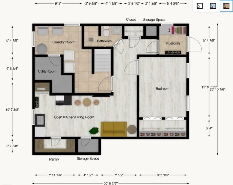 m floor plan